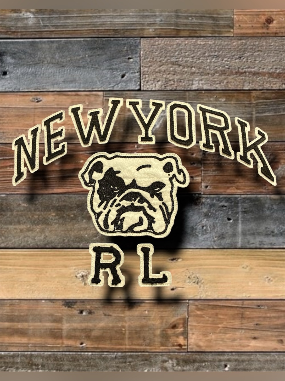 🔥POLO RALPH LAUREN NEW YORK BULLDOG PATCHES🔥